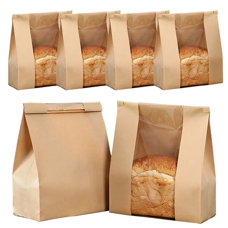 Kraft Paper SOS Bags with Window Kraft Paper SOS Bags with Window