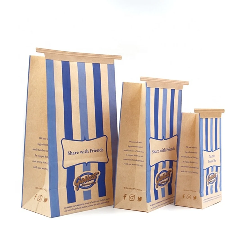Kraft Paper SOS Bags with Window Kraft Paper SOS Bags with Window